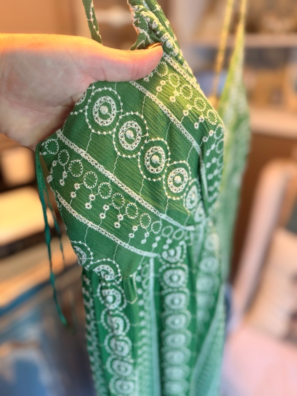 Zara Green Midi Dress - Picture 3 of 16